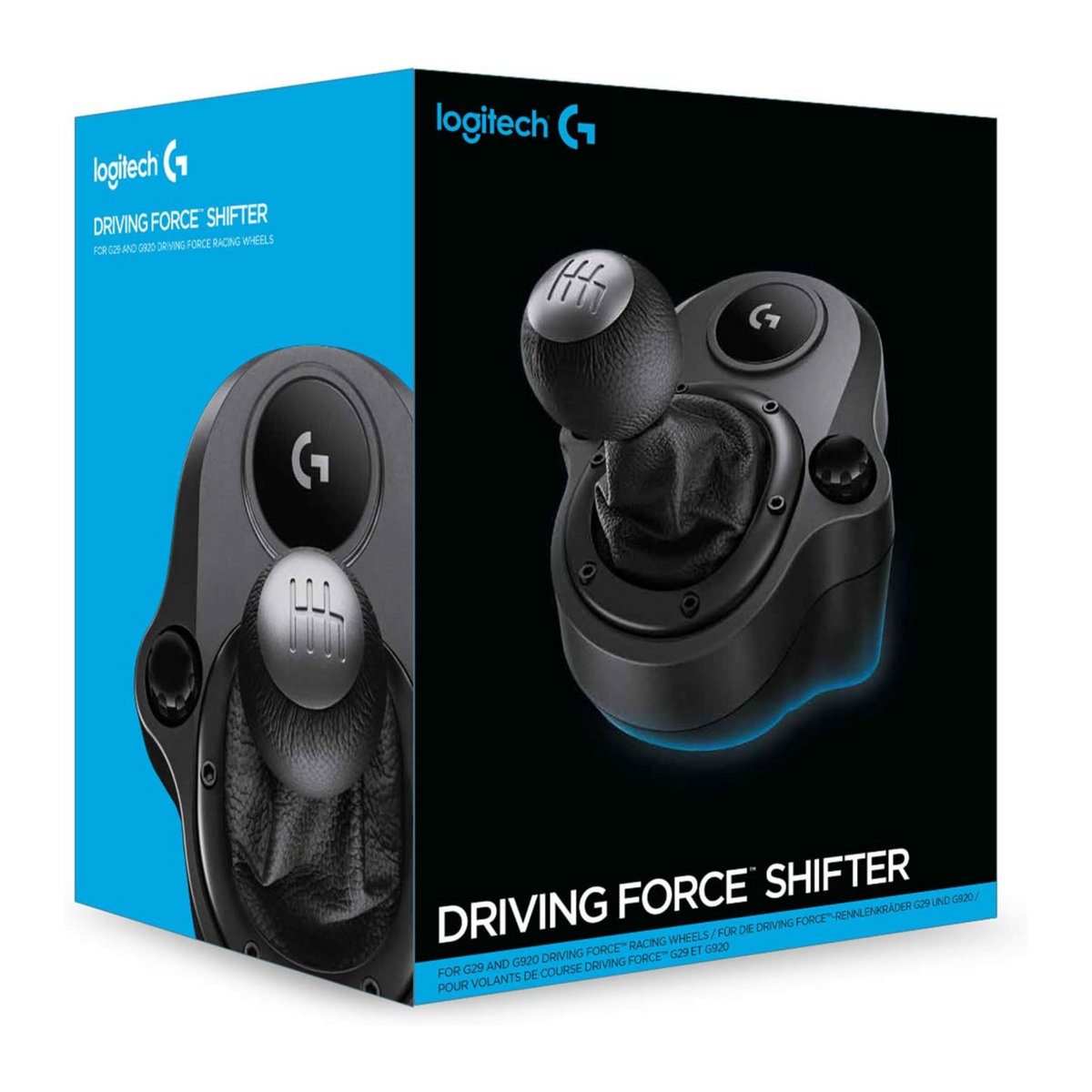 Logitech G29 Driving Force Racing Wheel And Floor Pedals,  Black & Driving Force Racing Shifter For G29 And G920 Driving Force Racing Wheels, Black