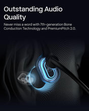 SHOKZ OpenComm2 UC 2025 Upgrade Bone Conduction Headset with USB-C adapter, Open-Ear Bluetooth Headphone with Noise Cancelling Mic, Wireless Earphone for Work, Call, Meeting, Driving, 16H Talktime