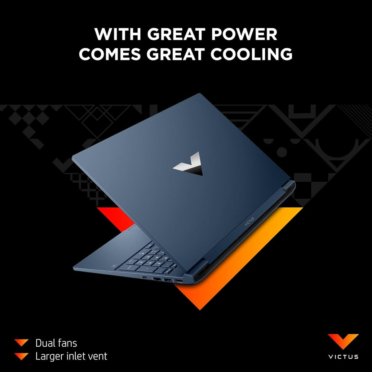 HP Victus Gaming Laptop 15-fb0039ne, 15.6" FHD, 5th Gen AMD Ryzen? 5, 16GB RAM, 512GB SSD, 4GB NVIDIA® GeForce® RTX 3050 Graphics, Windows 11 Home, En -Ar KB, Mica silver - [7Y7G6EA]