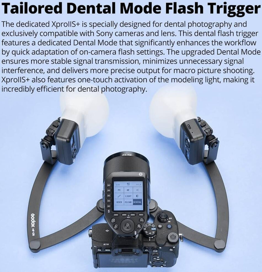GODOX MF12-DK1 Dental Flash Kit for Sony 2-Light TTL Macro System