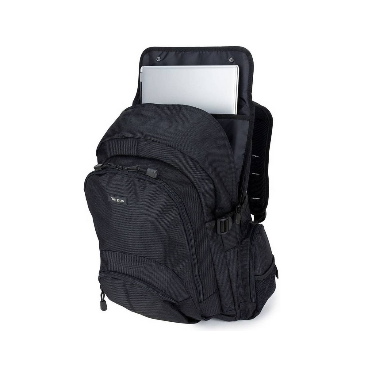 Targus Classic 15.6" Laptop Backpack, Adjustable Fasteners Black | CN600