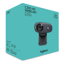 Logitech C310 Hd Webcam, Hd 720P/30Fps,  Noise-Reducing Mic, For Skype, Facetime, Hangouts, Webex, Pc/Mac/Laptop/Macbook/Tablet - Black