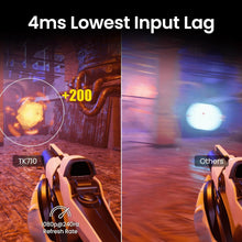 BenQ TK710 4K Laser 3200 Lumens Movie and Gaming Projector with 4ms Response Time | 240Hz Refresh Rate | HDR10 & HLG | ARC/eARC Support | Vertical Lens Shift | 3D Keystone | 1.3x Zoom | HDR Game Modes