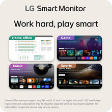 LG 32SR85U-W 32-inch MyView 4K UHD, IPS Display, webOS Smart Monitor, ThinQ Home, USB Type-C 90W PD, Built-in FHD Webcam & Speaker, HDR 10, AirPlay 2, Screen Share, Bluetooth, White