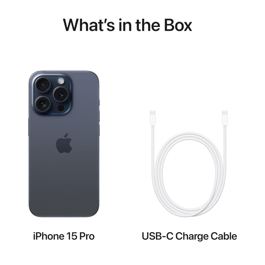 Apple iPhone 15 Pro (256 GB) - Blue Titanium
