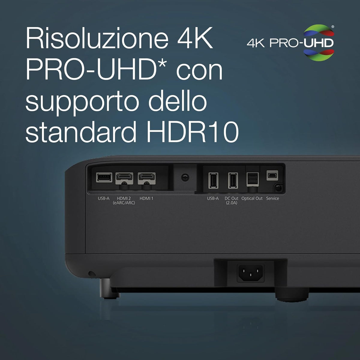 Epson EH-LS650B 4K PRO UHD Ultra Short Throw Projector