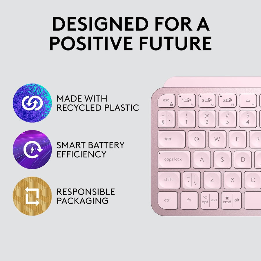 Logitech MX Keys Mini Minimalist Wireless Illuminated Keyboard