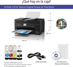 Epson Multifunctional Ecotank L14150 Duplex, Business Colour Ink Tank with ADF for Wide Format, Wi-Fi Direct - Ethernet, Fax