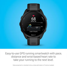 Garmin Forerunner 165, Easy to Use Lightweight GPS Running Smartwatch, AMOLED Touchscreen, Advanced Training, Insights and Features, Safety and Tracking Features, Up to 11 days Battery Life, Black