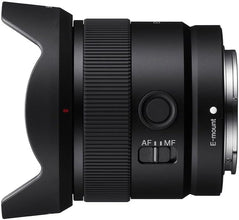 Sony E 11 mm F1.8 APS C Wide Angle Prime Lens SEL11F18, Black, One size