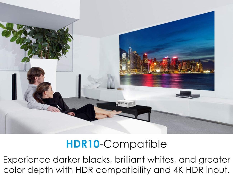 Optoma GT1090HDRx Short Throw Laser Home Theater Projector