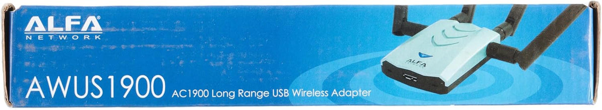 ALFA Network AC1900 WiFi Adapter - 1900 Mbps 802.11ac Long-Range Dual Band USB 3.0 Wi-Fi w/4x 5dBi External Dual-Band Antennas