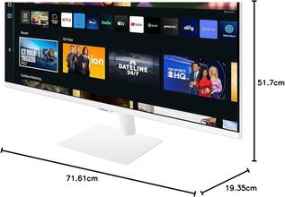 Samsung 32CM501 32-Inch FullHD Smart Monitor M5 With HDMI,USB Hub,Wifi,Bluetooth -White