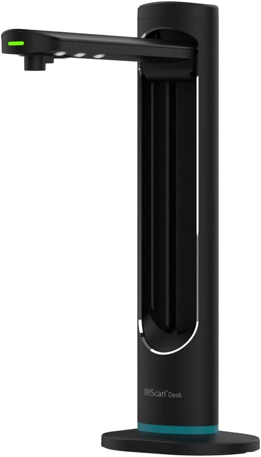 IRIScan Desk scanner for laptop document camera a3 Scanner- v6business :2x16MP/21MP visualizer