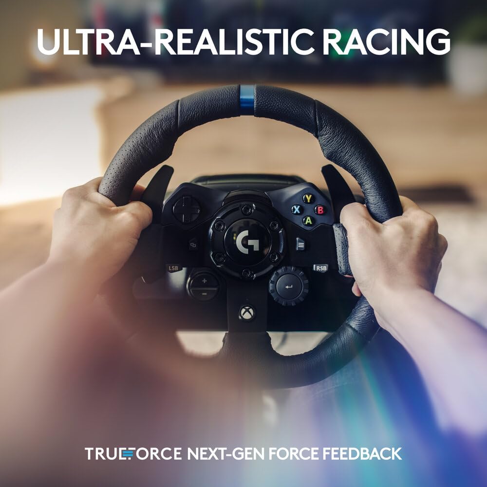 Logitech G923 Racing Wheel and Pedals