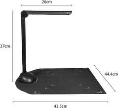 Labymos Document Camera Book Scanner A3 A4 Size with LED Fill Light HD 16 Mega-pixels High Speed Scanning Support Multi-Language OCR Software USB Port Compatible with Windows for ID Cards Passport Bo