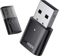 UGREEN Bluetooth 5.0 Adapter for PC, Plug and Play Dongle USB Bluetooth Receiver & Transmitter for Windows 11/10/8.1, Laptop, Keyboard, Mouse, Speaker, Headphone, Game Controller