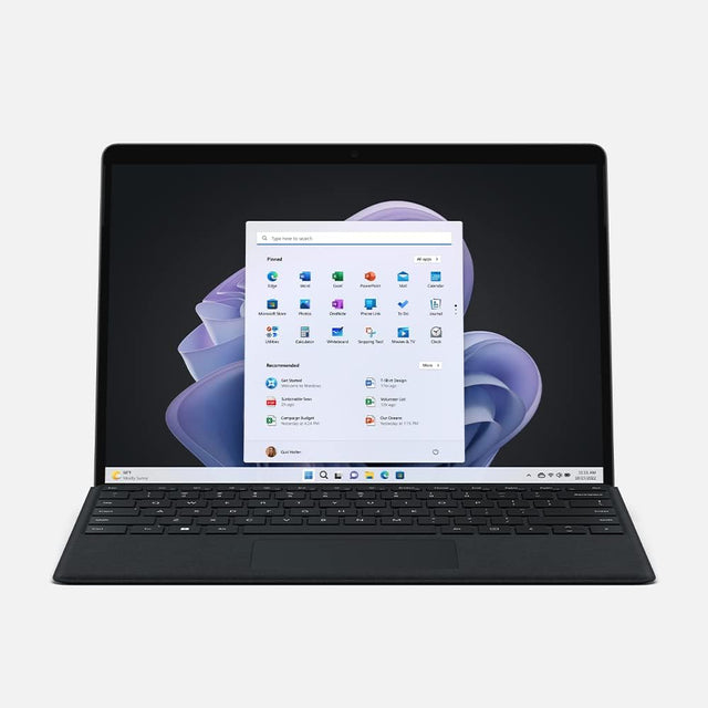 Microsoft Surface Pro 9 with 2880 X 1920 (267 PPI) PixelSense Display, Intel Core i5-1235U, Intel Integrated graphics, 8GB RAM, 256GB SSD, Windows 11 Home, Graphite - [QEZ-00025] Device Only