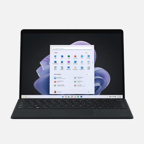 Microsoft Surface Pro 9 with 2880 X 1920 (267 PPI) PixelSense Display, Intel Core i5-1235U, Intel Integrated graphics, 8GB RAM, 256GB SSD, Windows 11 Home, Graphite - [QEZ-00025] Device Only