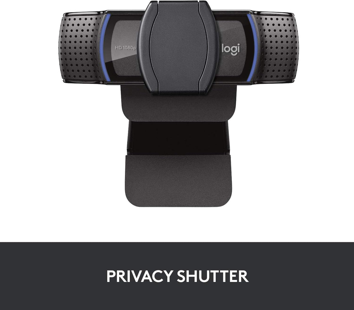 Logitech C920S HD Pro Webcam, Full HD  Clear Stereo Audio, Privacy Shutter, PC/Mac/Laptop/Tablet/XBox - Black