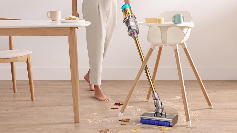Dyson V12S Detect Slim Submarine Complete Wet & Dry Cordless Vacuum Cleaner (Gold)