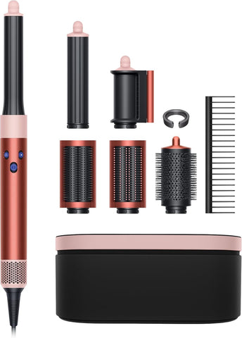 Dyson Special edition Airwrap™ Complete long multi-styler in Strawberry bronze and blush pink with Detangling comb