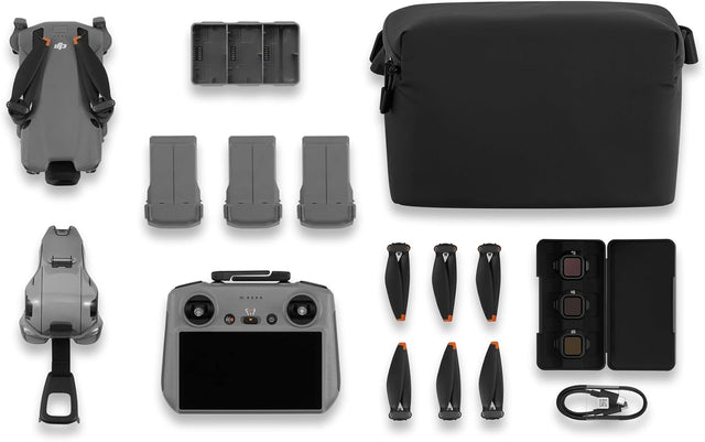 DJI Mini 5 Pro Fly More Combo, DJI RC 2, 1-Inch CMOS, Omnidirectional Obstacle Sensing, ActiveTrack 360°, 225° Gimbal Rotation, 3 Batteries