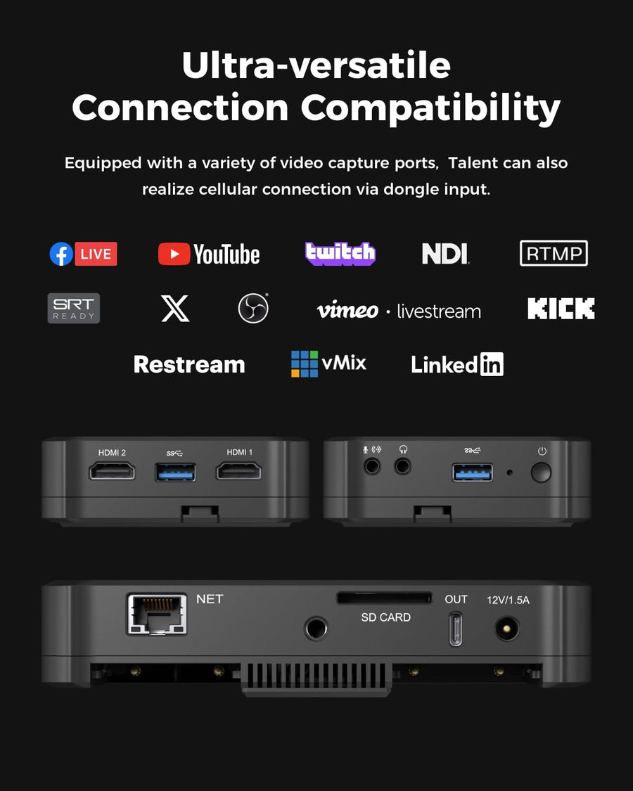 OBSBOT Talent (Streaming Box) All-in-One Multi-Cam Live Streaming & Production Studio Box