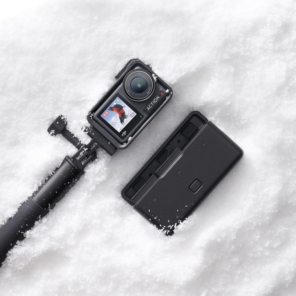 DJI Osmo Action 4 Adventure Combo - 4K/120fps Waterproof Camera with 1/1.3-Inch Sensor