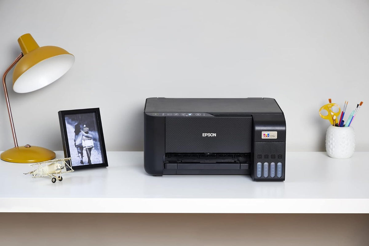 EPSON EcoTank L3250 A4 Color 3-in-1 Printer, With Wi-fi Direct, 5760 x 1440 DPI Resolution, 33ppm Print Speed, 30 Sheets Output Tray, 100 Sheets Paper Tray, Black