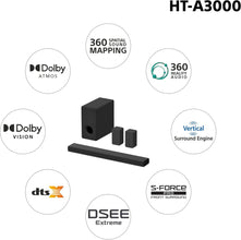 Sony HT-A3000 3.1ch Dolby Atmos Soundbar Surround Sound Home Theater with DTS:X Works with Google Assistant
