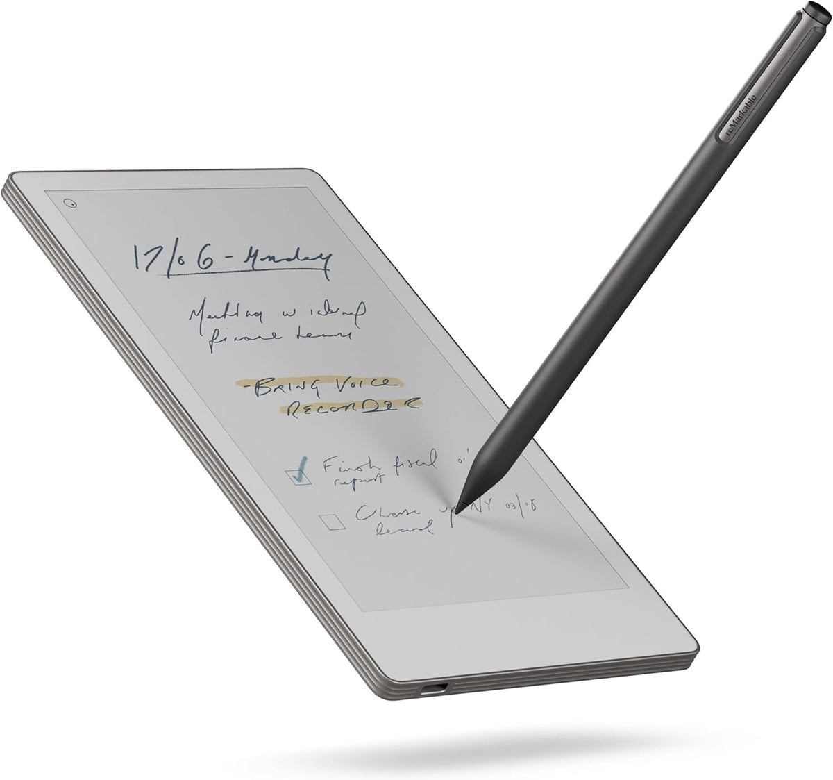 remarkable Paper Pro Move | Ultraportable Colour 7.3" Paper Tablet with Marker Plus | The Digital Pocket Notebook for Productivity on the Go