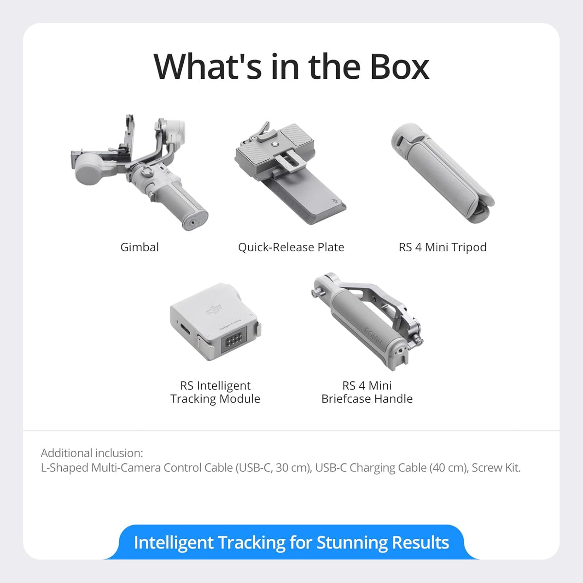 DJI RS 4 Mini Combo, Gimbal Stabilizer for Camera Canon/Sony/Panasonic/Nikon/Fujifilm, Auto Axis Locks, 2kg/4.4lbs Payload, Camera Gimbal, Briefcase Handle, UAE Version, Official Warranty Support