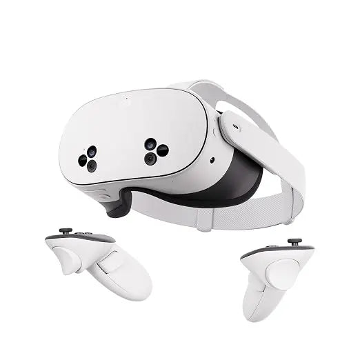 Meta Quest 3S 128GB All-in-One VR Headset – High-Resolution Mixed Reality, Touch Plus Controllers, White - Open Box (Box Damage - 100% Fully Working) - Kherajani Computers