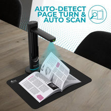 IRIScan Desk scanner for laptop document camera a3 Scanner- v6business :2x16MP/21MP visualizer, library scanner, free PDF editor,portable scanner,book scanner,AI curve flattening-finger hiding,Win Mac