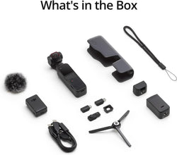 DJI Pocket 2 Creator Combo 3-Axis Camera Gimbal 4K 64MP 8x Zoom, UAE Version with Official Warranty Support
