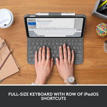 Logitech iPad (10th Generation) Keyboard Case | Slim Folio with Built-in Wireless Keyboard, Englishes QWERTY Layout, Graphite