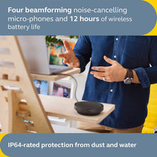 Jabra Speak2 55 Wireless Bluetooth Speakerphone - Portable Speaker with 4 Noise-Cancelling Mics, 50mm Full-Range Speakers & Wideband Audio - Certified Microsoft Teams Speaker - Dark Grey