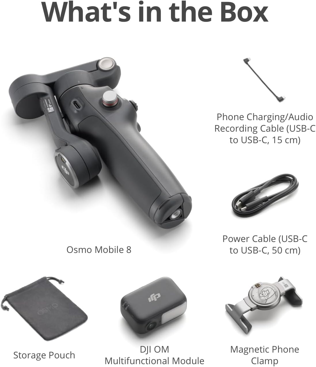 Dji Osmo Mobile 8 Gimbal Stabilizer Grey
