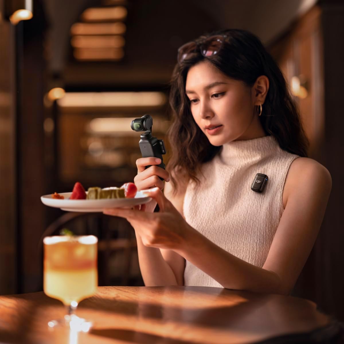 DJI Osmo Pocket 3 Creator Combo, Vlogging Camera with 1'' CMOS & 4K/120fps Video, 3-Axis Stabilization, Face/Object Tracking, Mic Included for Clear Sound