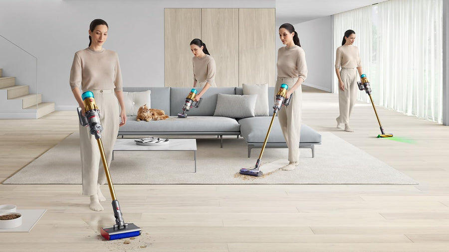 Dyson V12S Detect Slim Submarine Complete Wet & Dry Cordless Vacuum Cleaner (Gold)