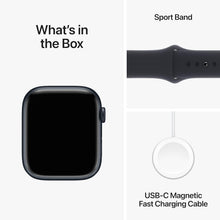 Apple Watch Series 9 [GPS 45mm] Smartwatch with Midnight Aluminum Case with Midnight Sport Band S/M. Fitness Tracker, Blood Oxygen & ECG Apps, Always-On Retina Display, Water Resistant