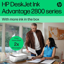 HP DeskJet Ink Advantage 2875 Wireless Print, Copy, Scan, All-in-One Printer - White [60K47C]