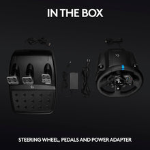 Logitech G923 Racing Wheel and Pedals for Xbox Series X|S, Xbox One and PC featuring TRUEFORCE up to 1000 Hz Force and Genuine Leather Wheel