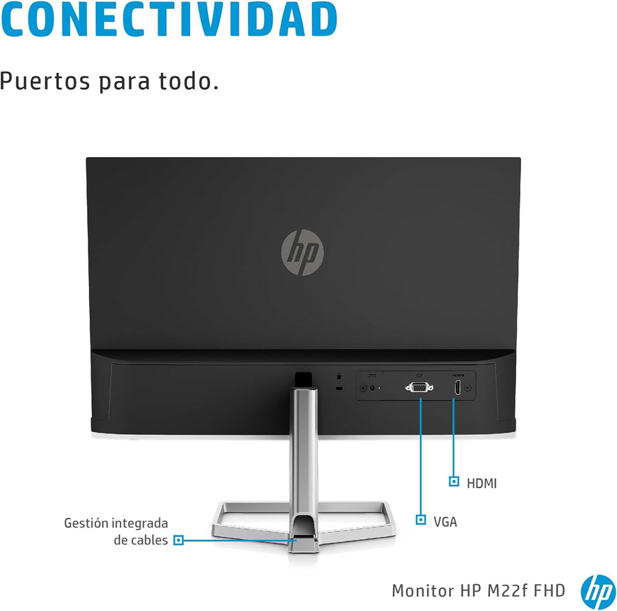 HP M22f Full HD 21.5" IPS LCD Monitor with AMD FreeSync 2021 Model