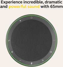 Jabra Speak2 75 Conferencing Speakerphone with Link 380 USB-A, Adapter for Unified Communications, 65mm Speaker Size, 360° Omnidirectional Microphone, IP64 Water and Dust Protection, Black | 2775-419