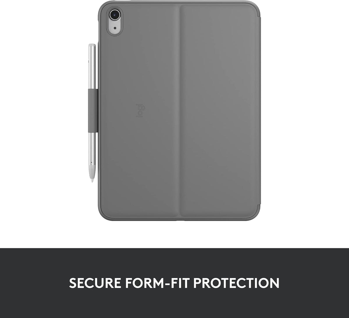 Logitech iPad (10th Generation) Keyboard Case | Slim Folio with Built-in Wireless Keyboard, Englishes QWERTY Layout, Graphite