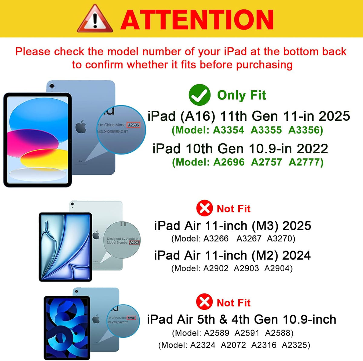 ProCase for iPad (A16) 11th Generation 11 Inch 2025/10th Generation 10.9 Inch 2022 Case with Pencil Holder, Hybrid iPad 11 10 Case with Clear Back, Supports Auto Wake/Sleep -Navy