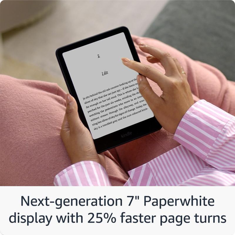 Amazon Kindle Paperwhite 16 GB 7-Inch E-Reader (12th Gen) (with Ads) - Raspberry