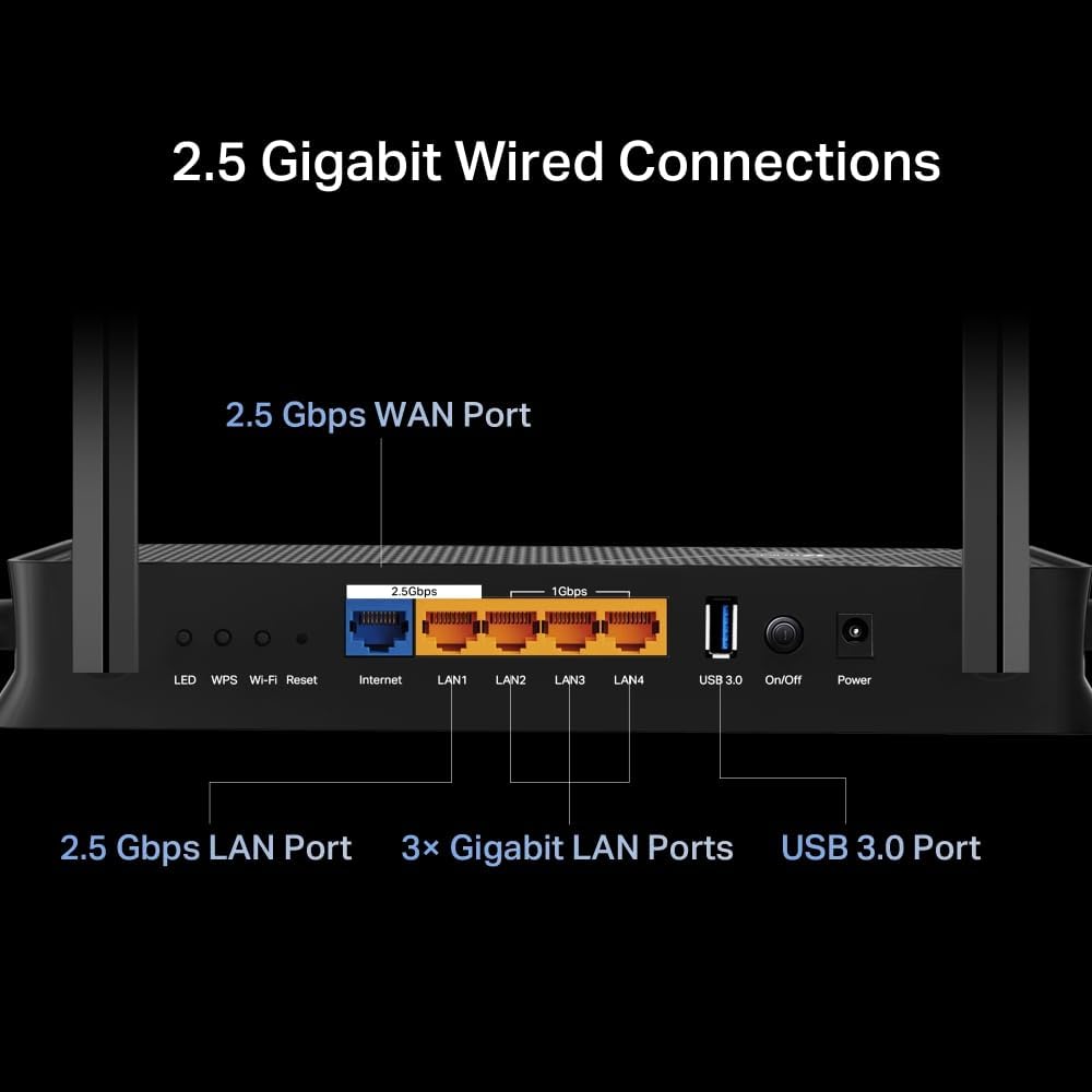 TP-Link BE3600 Dual-Band Wi-Fi 7 Router | Lightning-Fast Speeds | 2.5G Multi-Gig Connectivity | Far-Reaching Coverage | Ultra Smooth Wi-Fi | EasyMesh-Compatible | TP-Link HomeShield - Archer BE230